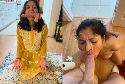A curvaceous woman discovered her flatmate engaging in masturbation.