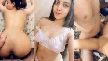 A desperate boyfriend’s dick interrupts a sexy Nepali girl who is occupied with her phone.