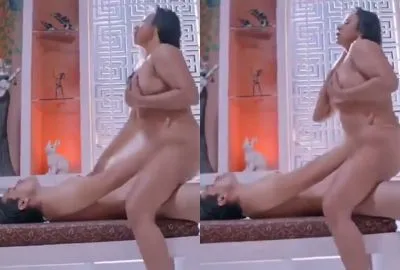 Busty mallu actress Nila Nambiar solo sex in traditional sari viral