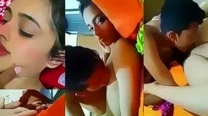 Unsatisfied, large boobs Tamil aunty banged by thin college guy